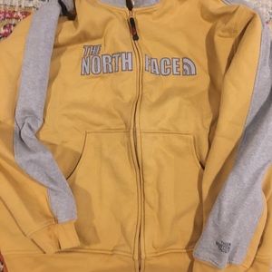 Men’s North Face zip front hoodie